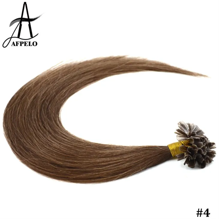 اکستنشن مو نوک ناخن قهوه ای