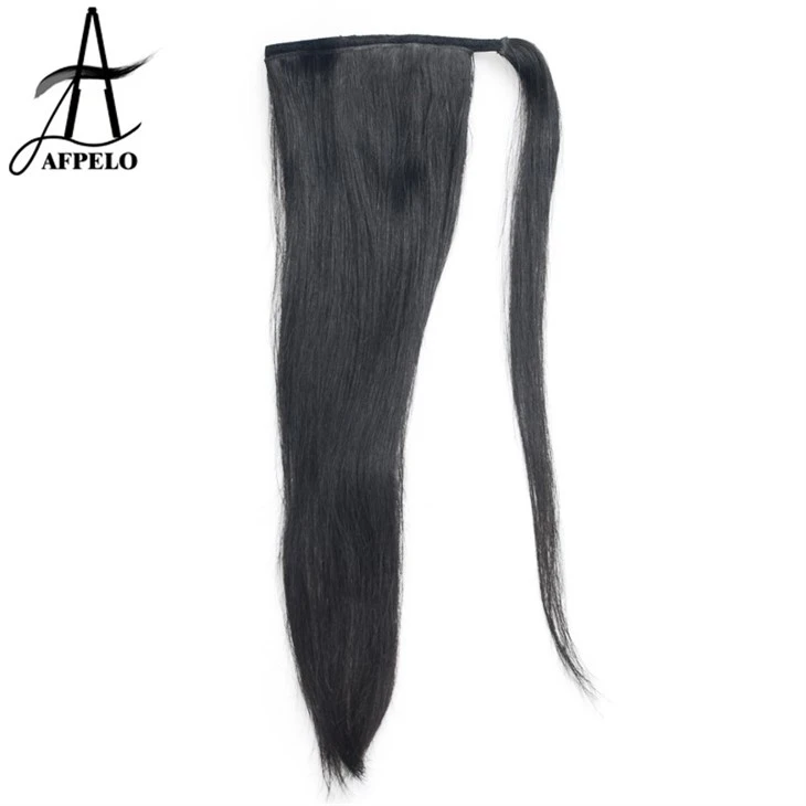 pony extension real hair